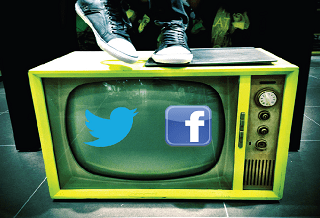 televisión y redes sociales