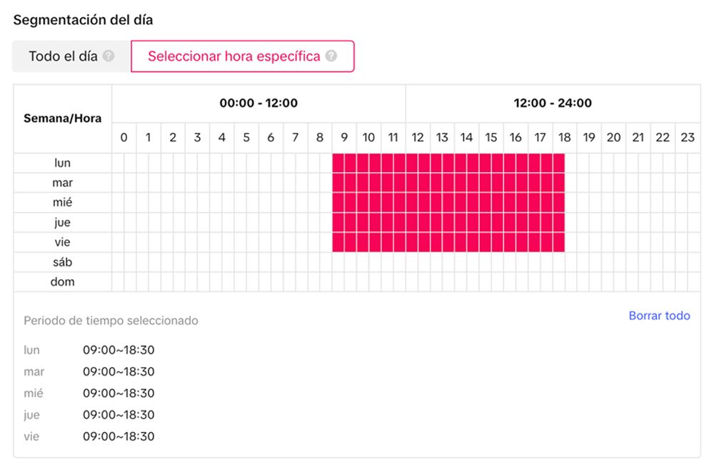 horarios