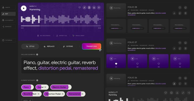 Crea música IA con Liria, de Google y YouTube