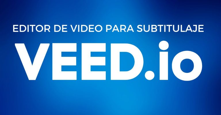 El editor de video IA para subtitulaje: VEED-io