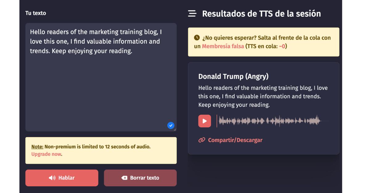 FakeYou: convierte textos en voces de famosos con IA