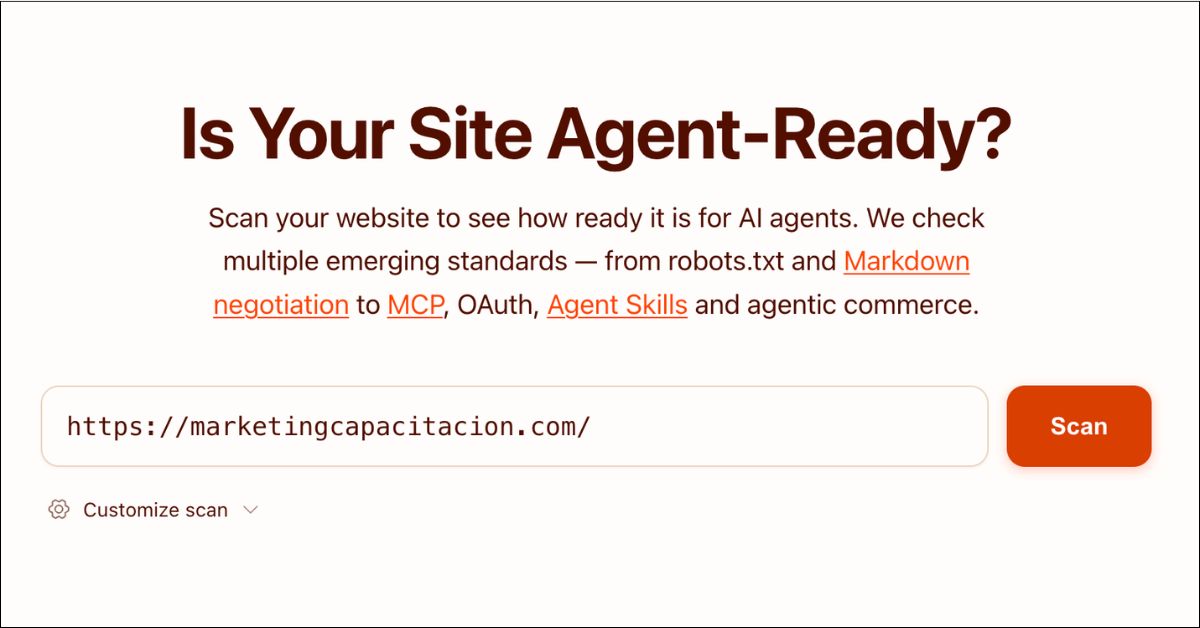 ¿tu sitio web es agent-ready?